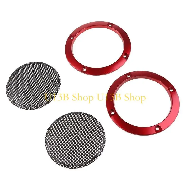 U13B Car Speaker Grille Subwoofer 3 inch Grille Speaker for Protection Mask Loudspeaker Protective Mesh Cover Accessori - Image 3