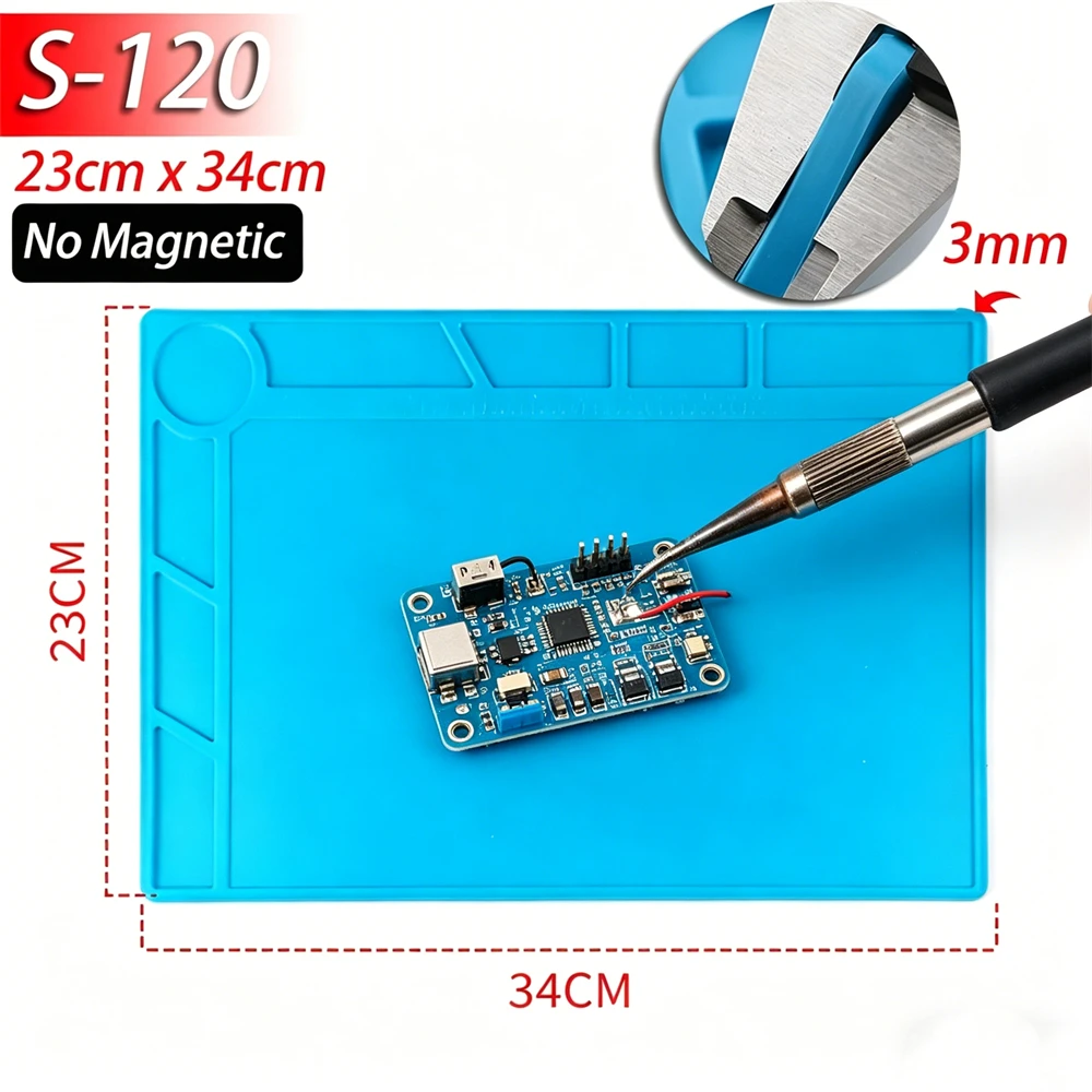Insulation Repair Pad Heat-Resistant Silicon Soldering Station Kinds of Mat Work Pad Desk Platform BGA Soldering Station Tools