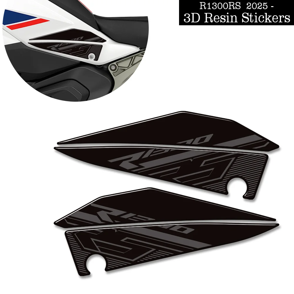 2025 2026 Motorcycle Decals For R1300RS R 1300 RS R1300 Tank Pad TankPad Cap Grips Gas Fuel 3D Resin Stickers Protection Knee