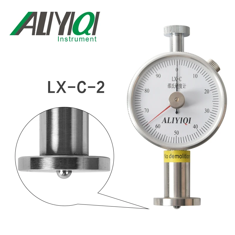 ALIYIQI Shore C Hardness Tester Portable Durometer 0-100 HC Synthetic Soft Rubber Polyester Leather Printing Plate Fiber Plastic