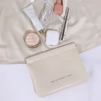 Fashion Simple Lipstick Makeup Bag Portable Mini Jewelry Handbag Travel PU Key Small Bags…