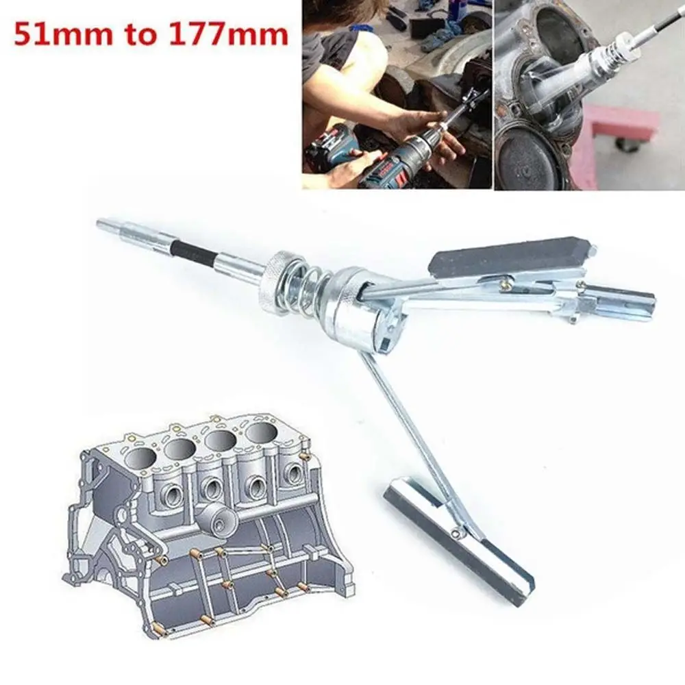 51-177mm Car Engine Tool Steel Self-centering Adjustable Shaft Honing Versatile Hone Engine Cylinder Hone Car Accessories
