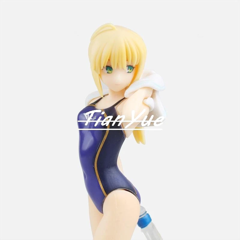 Anime ate Grand Order Wave Saber Swimsuit Ver. Action Figure Model Toy 16cm