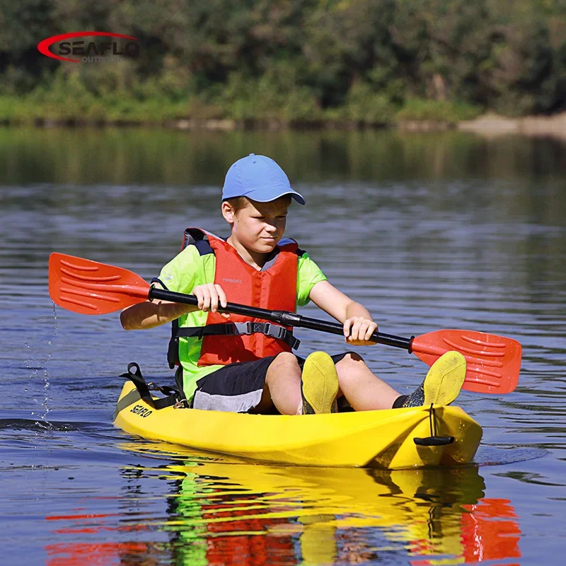 6FT Lake River Peaceful Water Play Child Kayak 1 Kid Sit On Top Plastic Kayaks For Sale With Paddle Life Jacket Optional