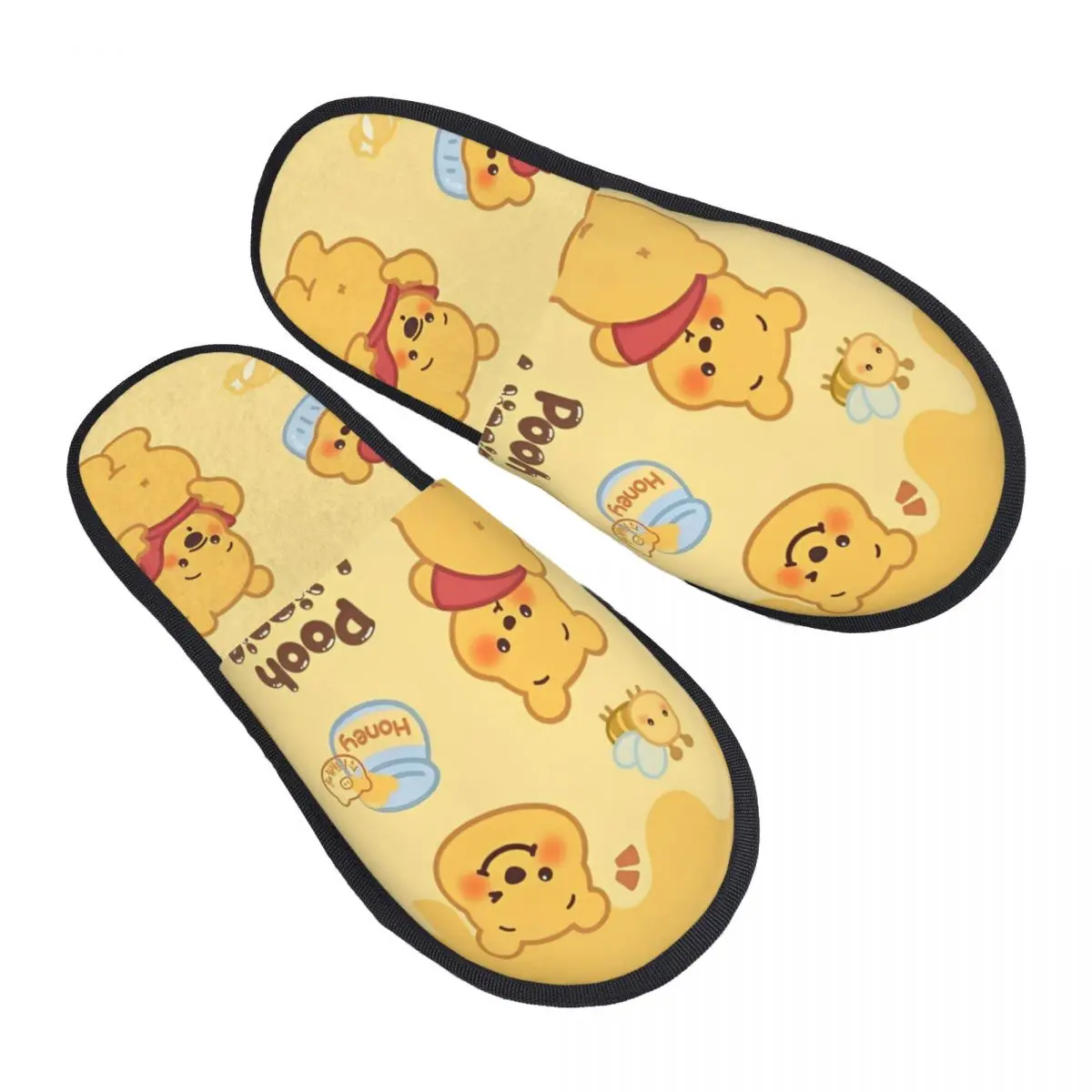 

Winnie The Pooh Slippers for Woman Man Home Shoes Warm SPA Slippers