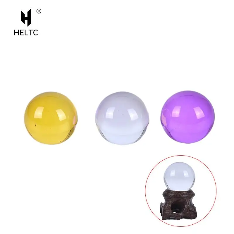 1Pc 30mm Feng Shui Mini Cute Crystal Ball Asian Rare Natural Magic Ball Healing Sphere Quartz Balls Crystal Craft Office Decor