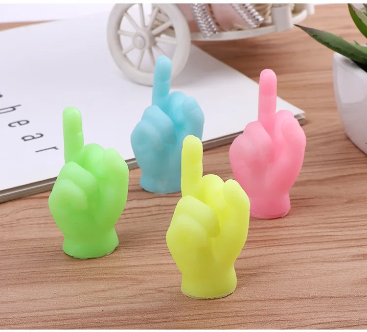 Kid's Funny Novelty Luminous Models Finger Covers Children's Halloween Fingers Magic Trick Props Prank Weird Toy Models