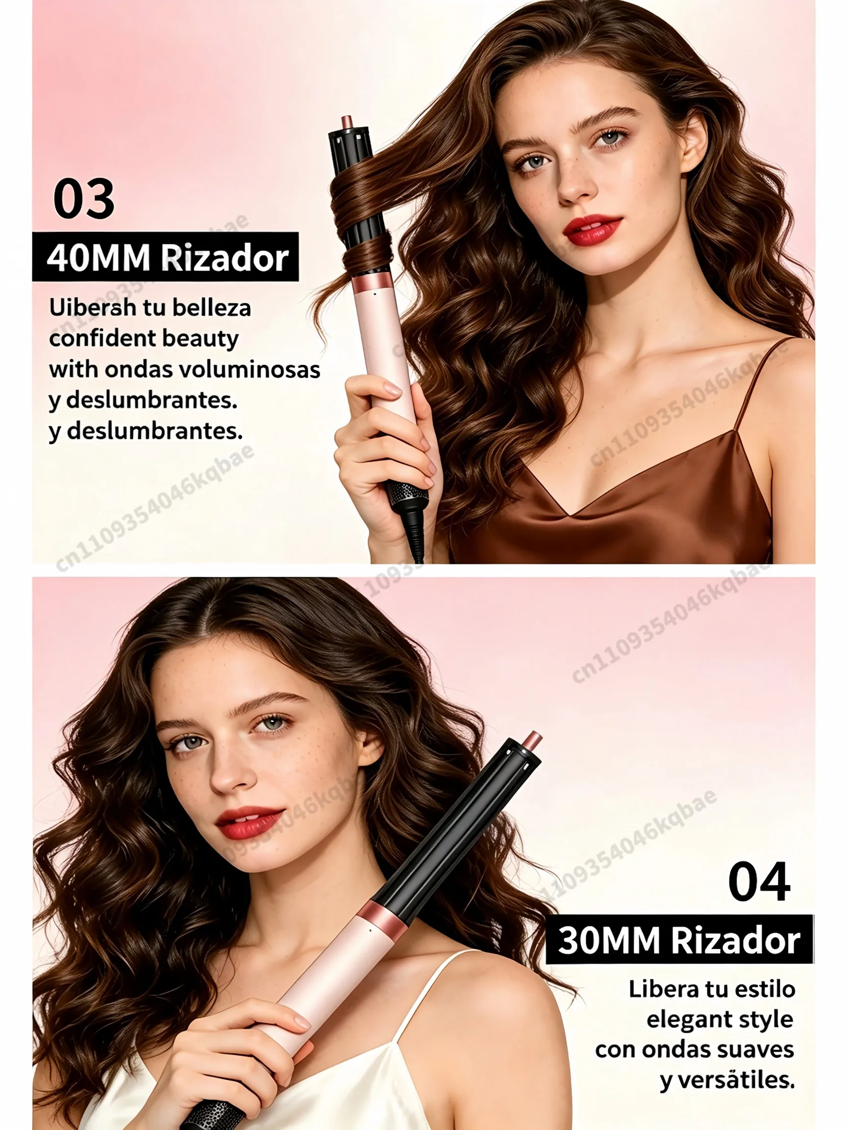 SenCiciMen, secador de pelo multifuncional con iones negativos, 1500 W, 6 en 1, con función de secado rápido, para crear rizos, dar volumen y alisar el cabello.