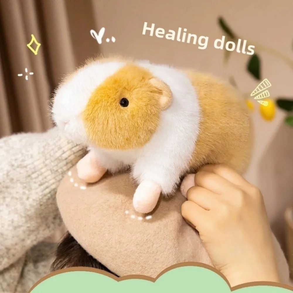 Mignon 15CM cochon d'inde dessin animé Animal hollandais cochon souris simulé Animal super cadeau d'anniversaire