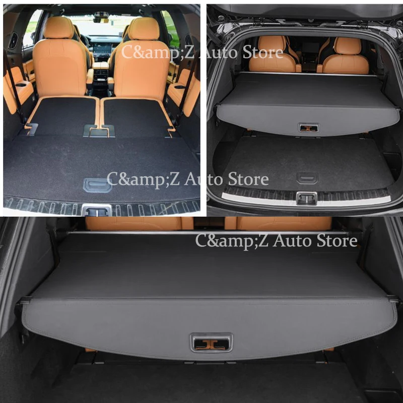 Car Trunk Curtain Covers For Lynk & Co 09 2021~2026 5seat 6seat 7seat Retractable Trunk Rack Partition Shelters Auto Accessories