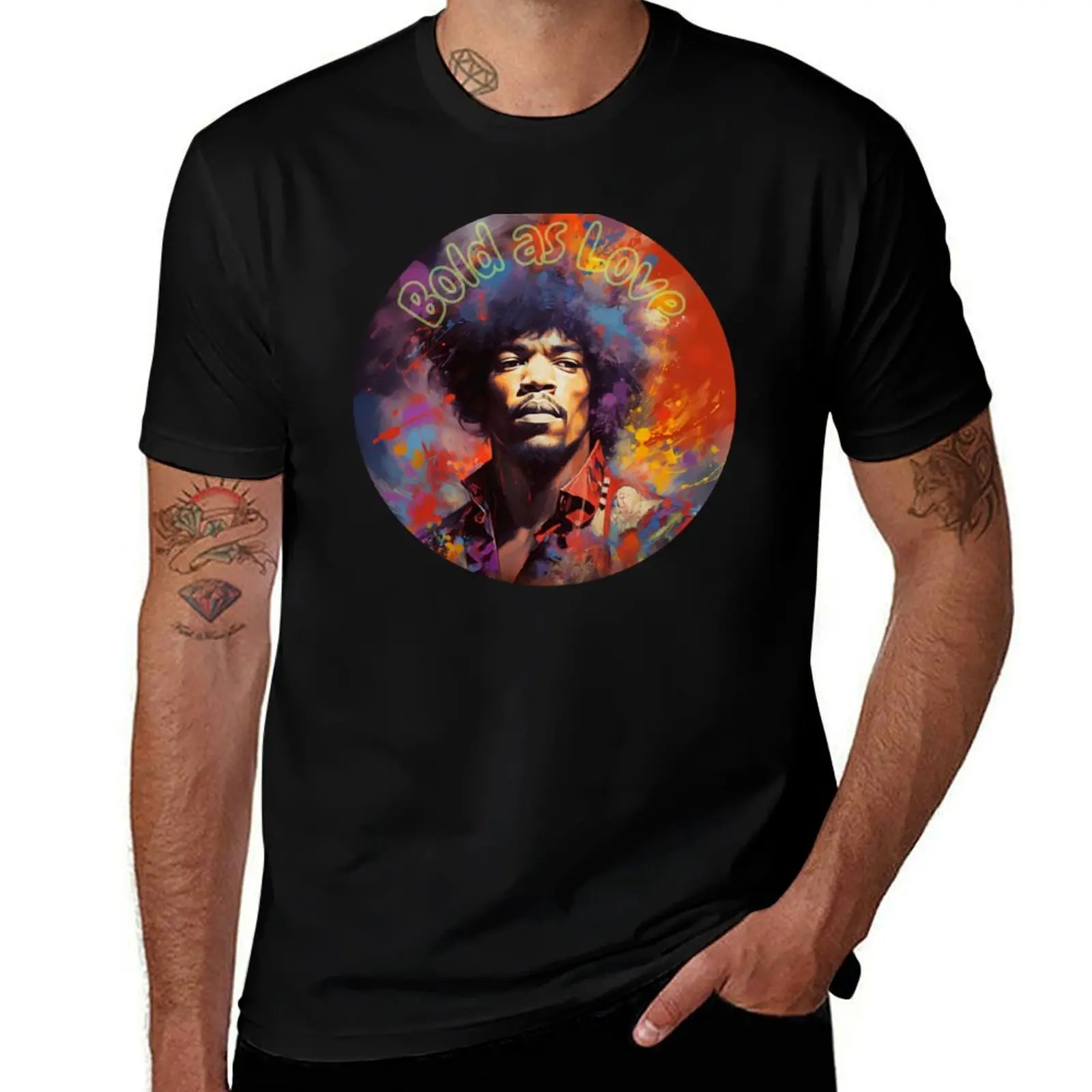 

Hendrix - Bold as Love T-Shirt man t shirt clothes cotton man t-shirts workout shirts for men