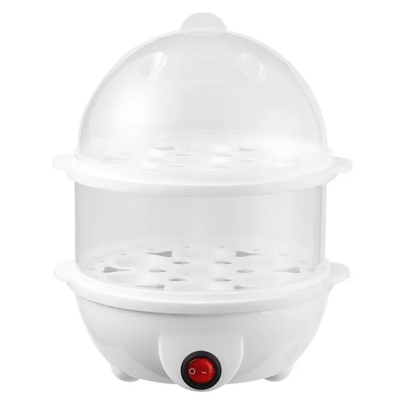 

ABDJ-Automatic Double Electric Egg Streamer Custom Auto-Power Off US Plug Mini Kitchen Breakfast Machine