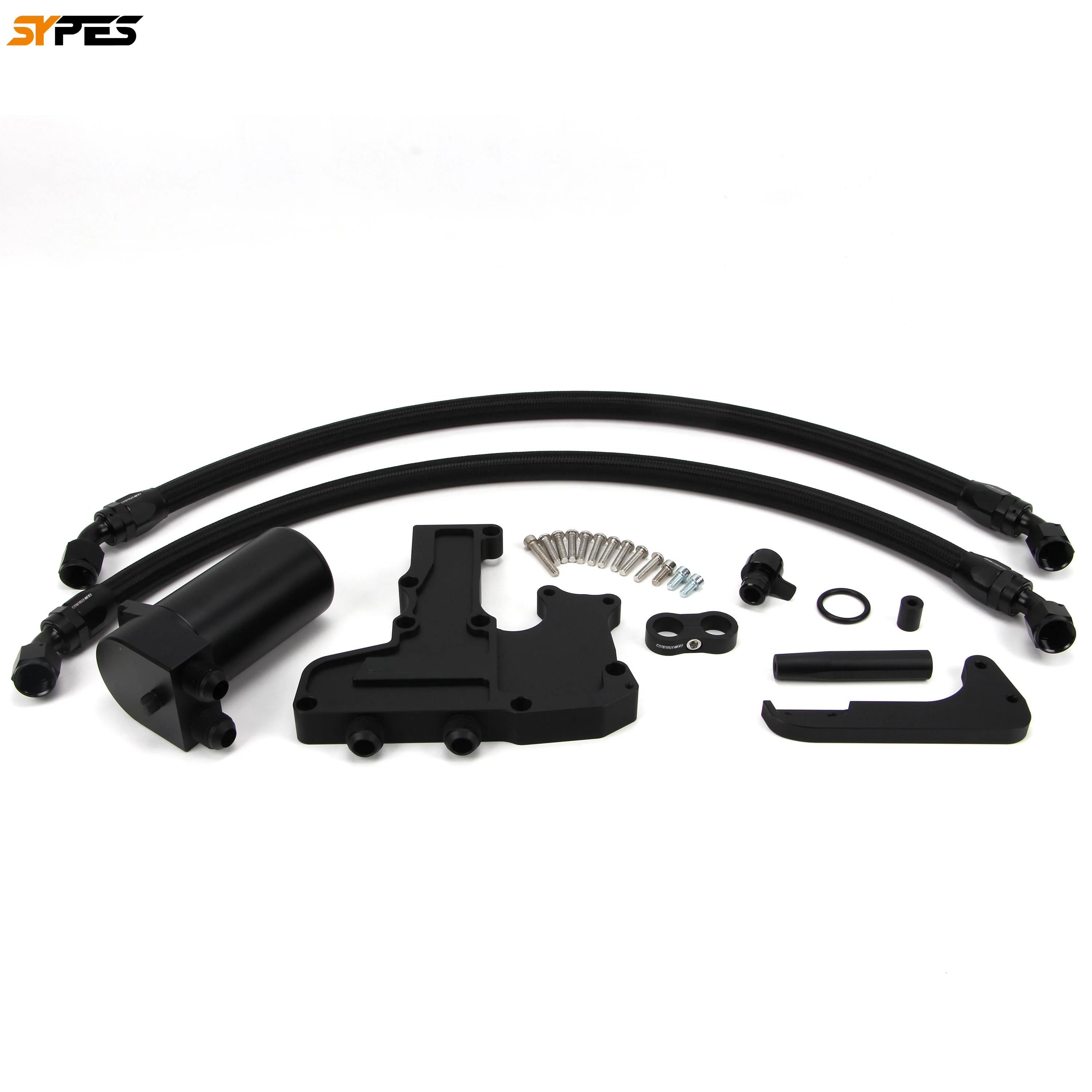 Hot Sale 1Set New Black Oil Catch Can for Golf MK6 GTI A3 TT A4 B8 2.0T EA888 Gen1 Gen2 TSI Engine Oil Catch