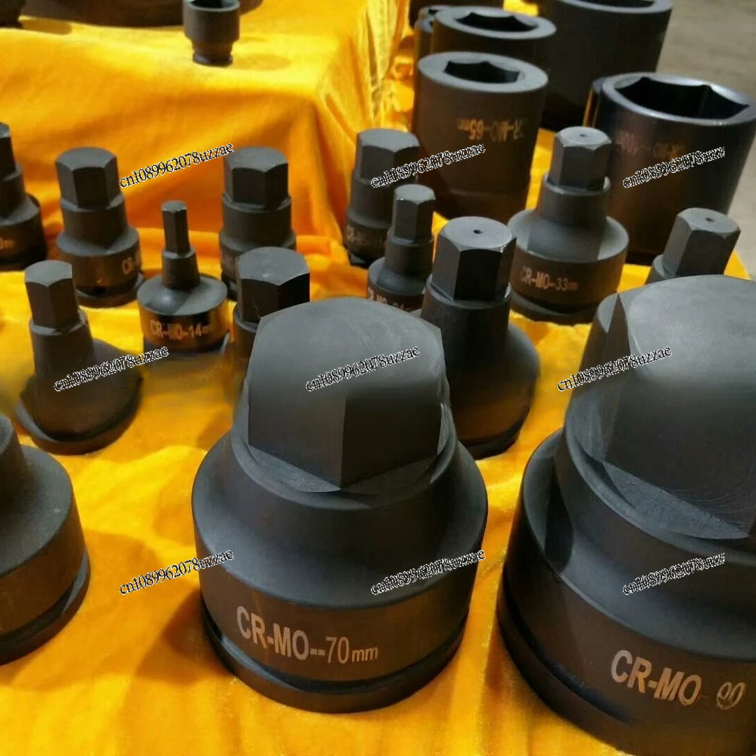 1 Inch and A Half Square Hexagonal Screwdriver Sleeve 41mm 46 Mm 55mm Heavy Duty Hydraulic Wrench Head