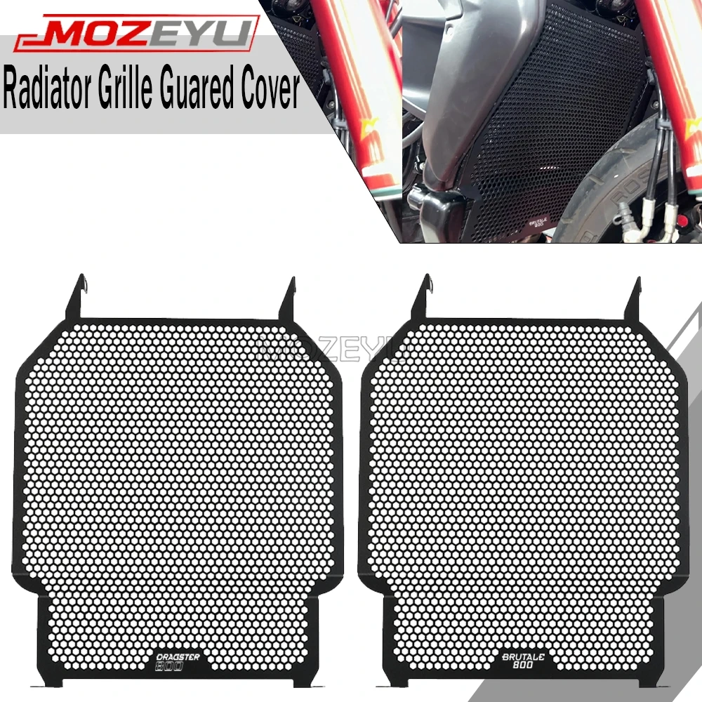 Motorcycle Accessories Radiator Grille Guard Cover For MV Agusta Brutale 800 2016-2023 For Italjet Dragster 800/800RR 2014-2023