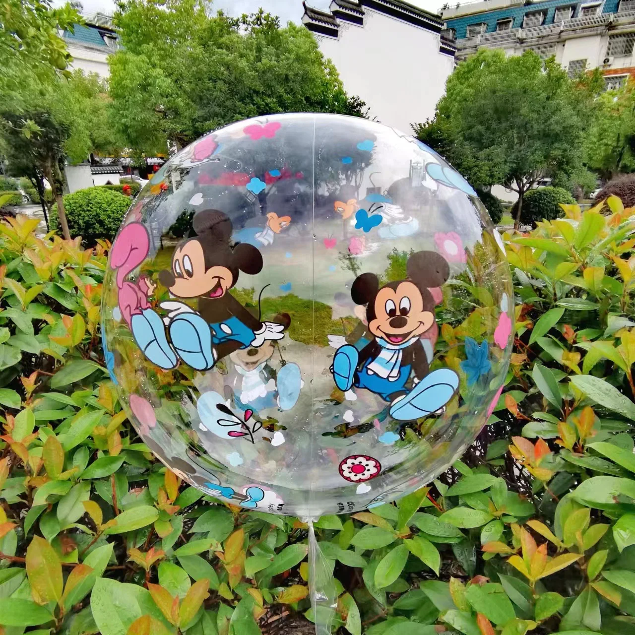 Disney Stitch Clear Bob Balloon Kawaii Mickey Mouse Child Birthday Party Atmosphere Decoration Party Decoration Materials