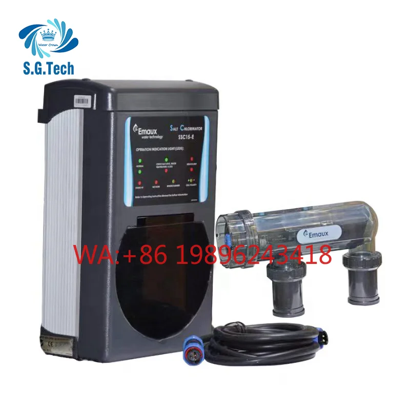 

Salt Water Chlorinator Generator for Swimming Pool Circulation Disinfection and Electrolysis Chlorine Production