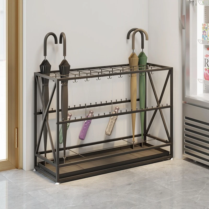 Umbrella rack, commercial hotel lobby storage rack
