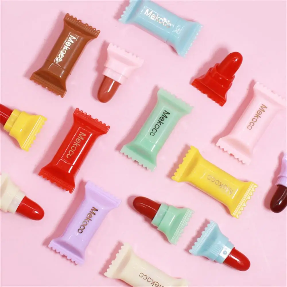 Mini lápiz labial mate Candy, lápiz labial Sexy, tinte de labios rojo, lápiz labial de terciopelo, resistente al agua, brillo de labios de larga duración, Cosméticos de maquillaje