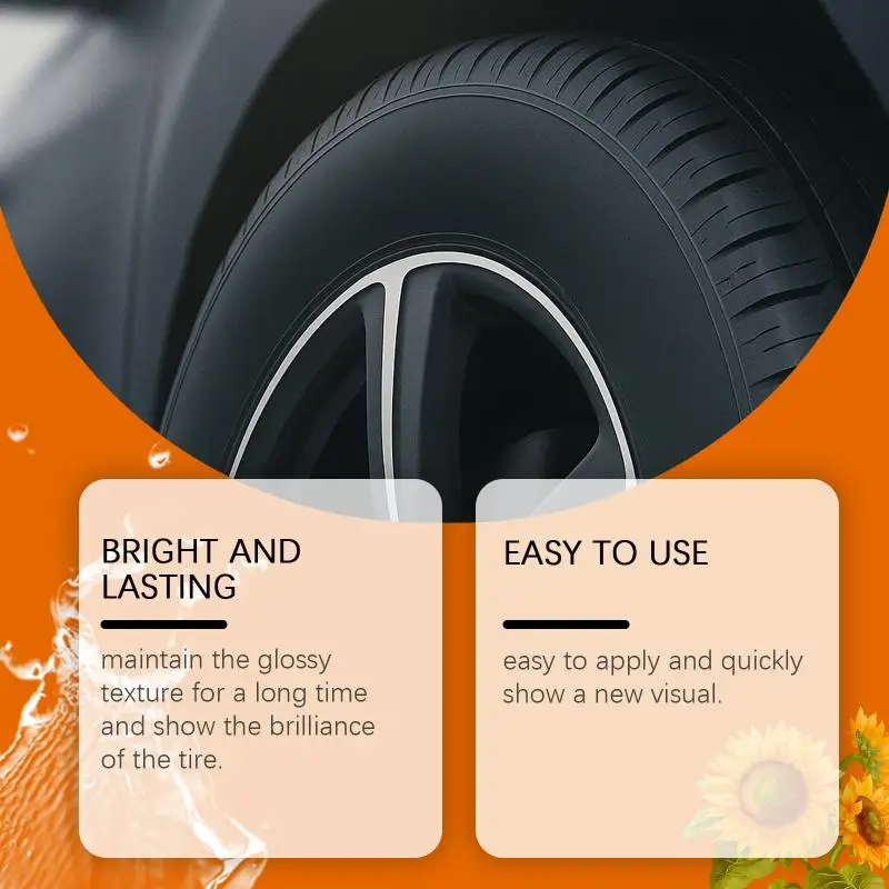 Homonth Car Tire Polish Wax: Gloss Maintenance Wheel Cleaning Stain Removal Rust