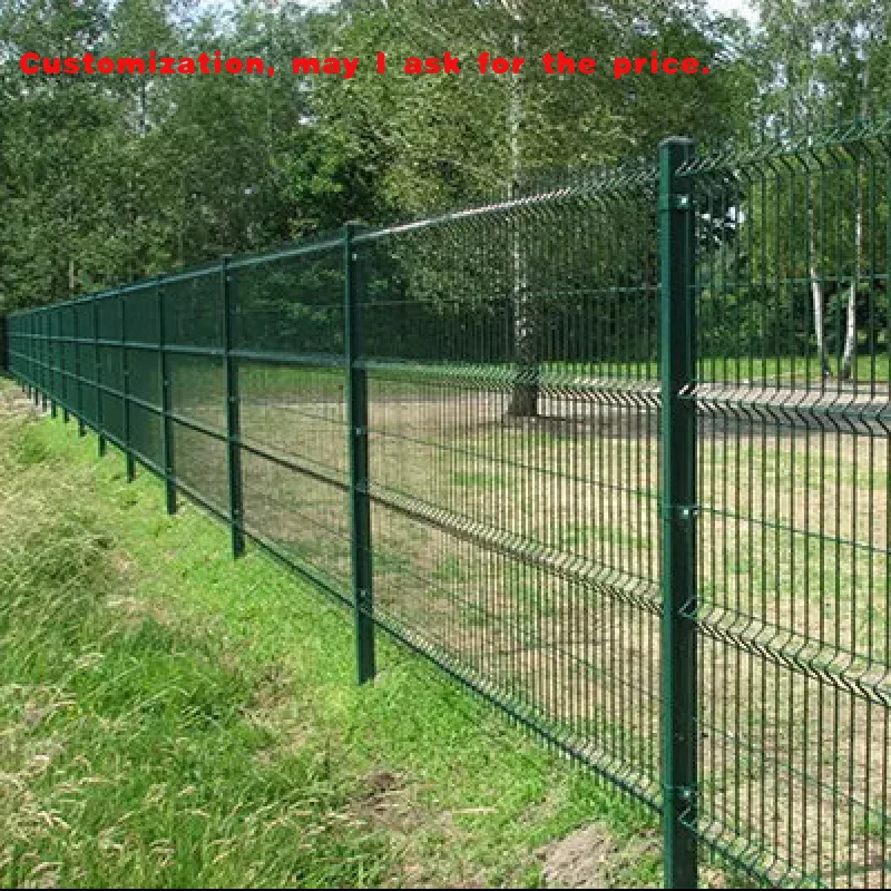 custom.Fencing Garden Buildings Supplies Outdoor Metal Material 3D Bending Curved Welded Steel Wire Mesh Easily Assembled Pvc Fe