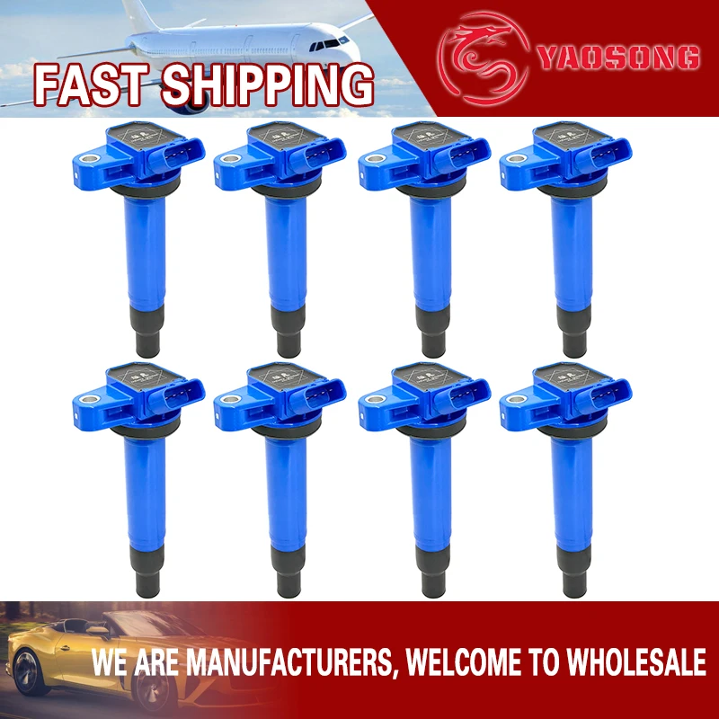 КАТУШКИ ЗАЖИГАНИЯ ВЫСОКОГО ЭНЕРГИИ 9091902230 UF230 ДЛЯ Lexus LS430 LX470 SC430 LX570 Toyota Tundra Sequoia 4,3 л 4,7 л 5,7 л 2UZ 3UZ КАТУШКИ ЗАЖИГАНИЯ ВЫСОКОГО ЭНЕРГИИ 9091902230 UF230 ДЛЯ Lexus LS430 LX470 SC430 LX570 Toyota Tundra Sequoia 4,3 л 4,7 л 5,7 л 2UZ 3UZ