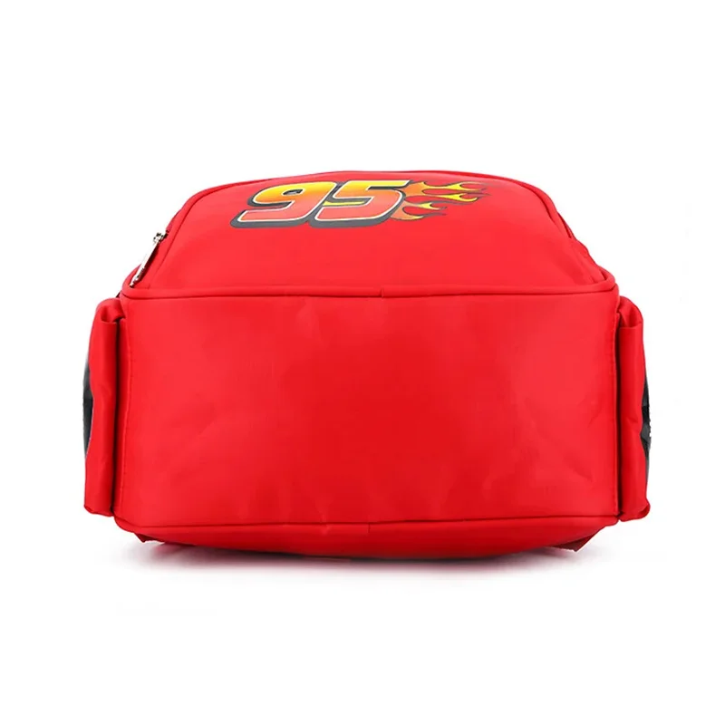 Spritzwassergeschützter, leichter Rucksack mit Lightning McQueen-Autoformmuster für Kinder und Jungen.