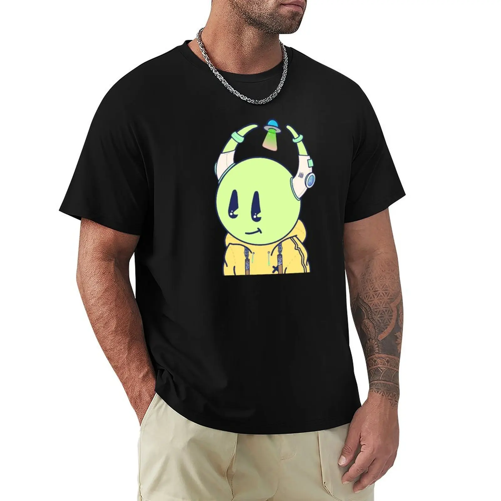 

Quirk Art T-Shirt Big and Tall Solid Color T-Shirt