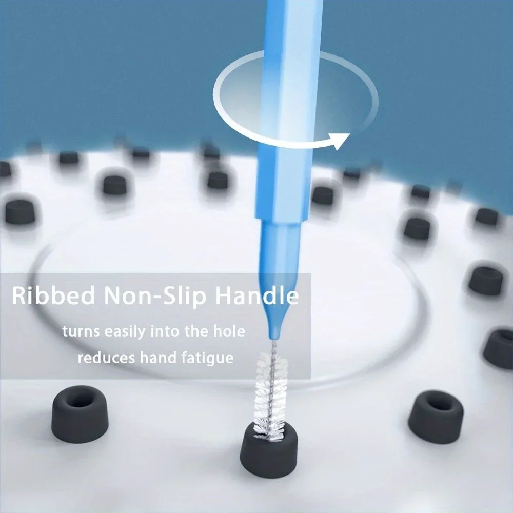 40Pcs/Set Shower Head Hole Cleaning Brush Anti-clogging Pore Gap Cleaning Tools Kitchen Bathoom Phone Hole Clean Small Brushes