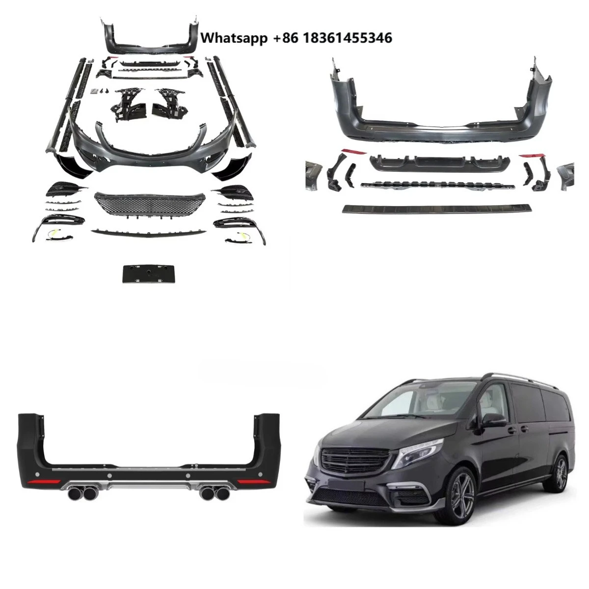 For Vito V-Class W447 V250 V260 Car Upgrade And Modification, Luxury Classic Design Body KitStlf Suitable