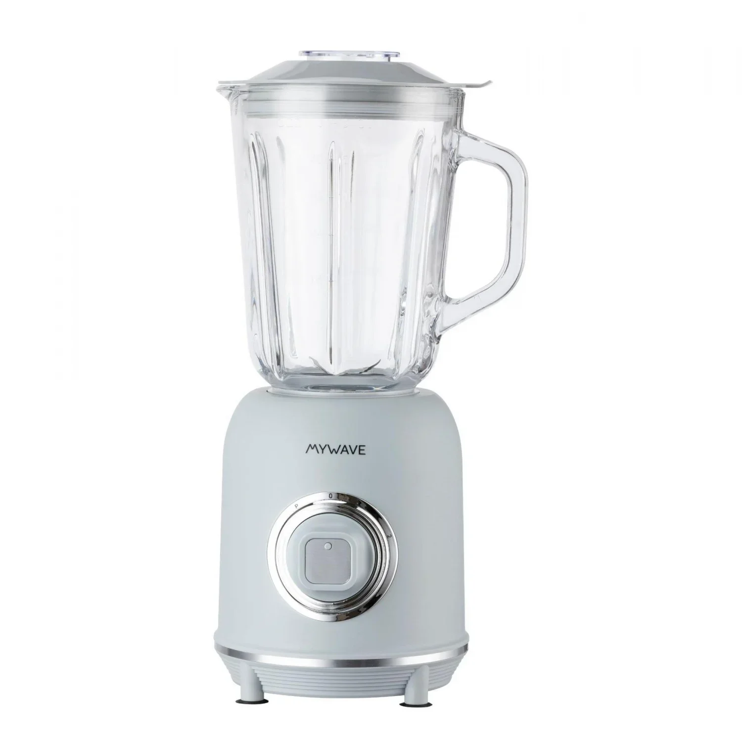 BATIDORA - MEZCLADORA DE ALIMENTOS - VASOS CRISTAL - 1000W - COLOR GRIS - MY WAVE - MYWAVE