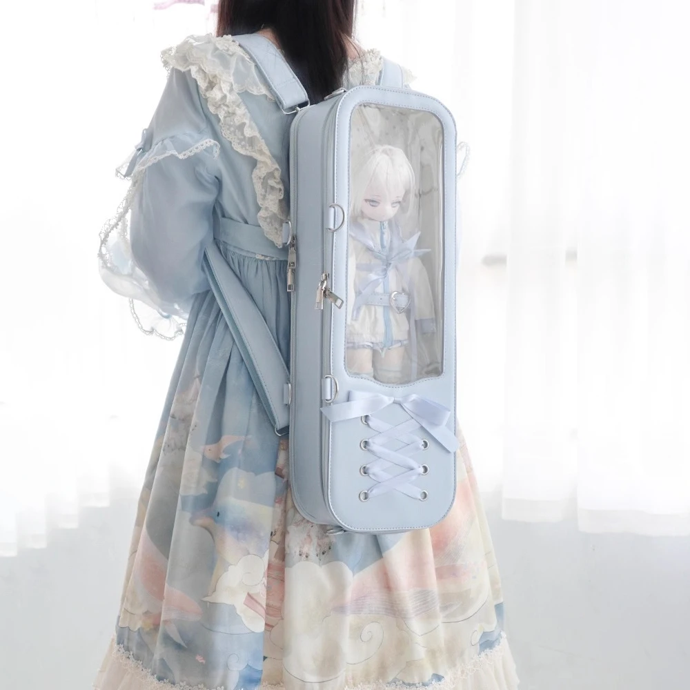High Quality 1/4 BJD Outgoing Packets Doll Protect Case Faux Leather Doll Carrying Bag Girl Gifts Travel Bag Dolls Accessories