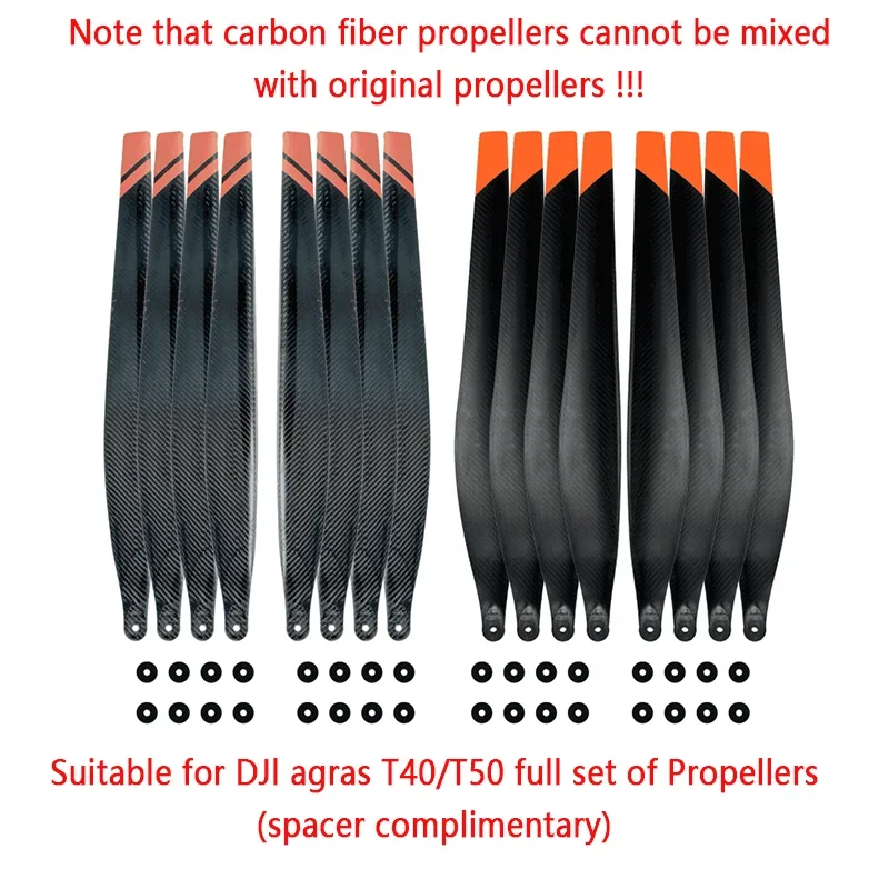 KYSTAR Copy DJI T40/T50/T20P R5413 R5415 Carbon Fiber Propellers CW CCW For DJI Agras Parts Agricultural Drone Accessories