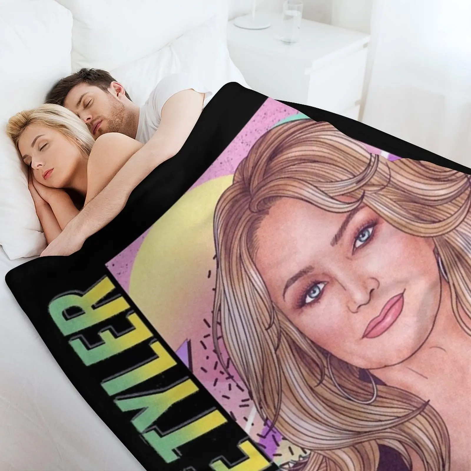Bonnie Tyler Throw Blanket Hair valentine gift ideas Decoratives Thermal Blankets