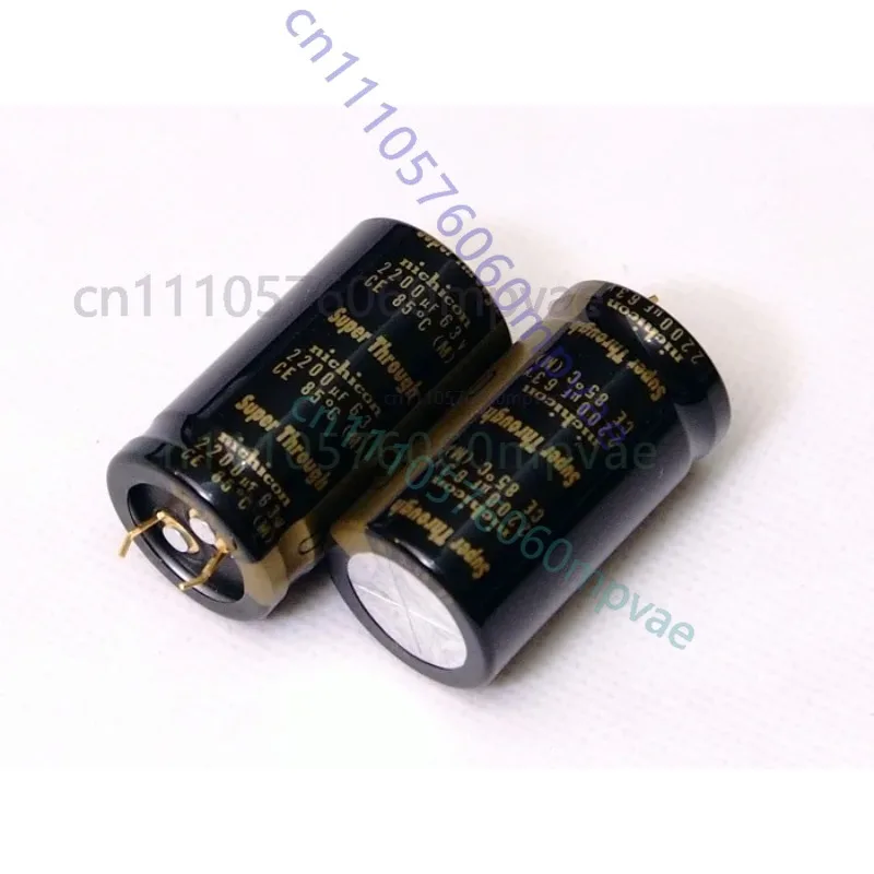 large sales nichicon audio electrolytic capacitors advanced KG Super Through 2200U/63V,Size: 25 * 45   Pitch: 10