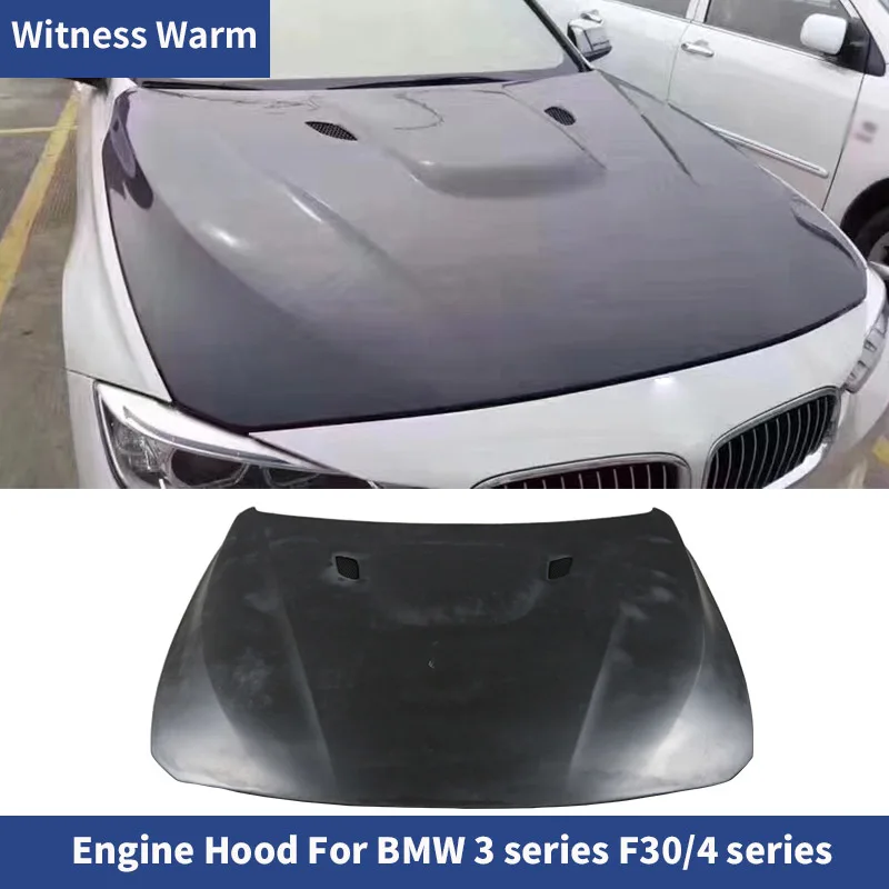 F30 Frp Front Engine Hood Bonnets Engine Covers Car Body Kit for Bmw 3 Series 316 320 325 F30 M3 Style 2012-2018