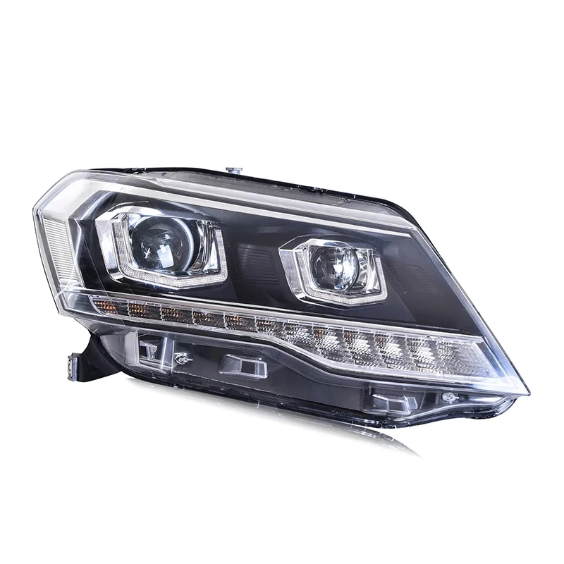 Car LED Headlight Assembly For Volkswagen Jetta 2017-2019 Streamer Turn Signal Indicator DRL Daytime Running Light Front Lamp