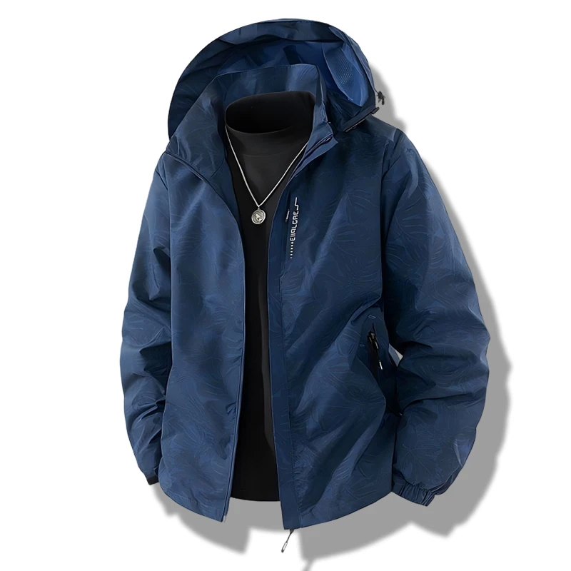Waterproof Windbreaker Men‘s Camouflage Outdoor Jacket Sports Hiking Jacket Spring Autumn Versatile Hooded Windproof Outwear