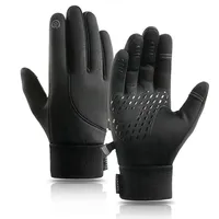 Waterproof Cycling Gloves Winter Touch Screen Bicycle Gloves Outdoor Scooter Windproof Riding Motorcycle Ski Warm Bike Gloves