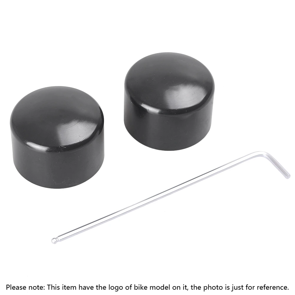 Motorcycle Front Axle Nut Cover Bolt Cap For Harley Softail Electra Street Glide Road King Dyna CVO Sportster V-Rod Choppers
