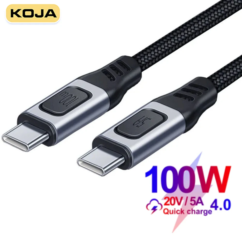 

USB-кабель зарядный в нейлоновой оплетке, 5 А, 100 Вт