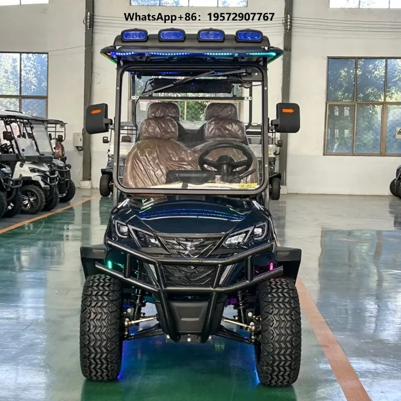 Golf Cart Electric 6 Seater Price Lithium Battery Utility Electric Golf Car 6 Passenger Golf Carts