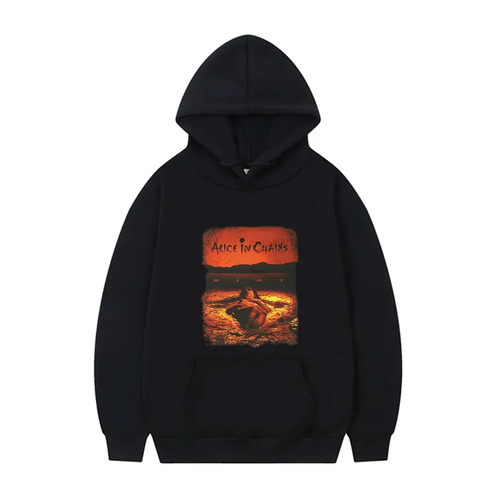 

Hot Sale Rock Band Alice in Chains Dirt Album Graphic Hoodie Men Women Gothic Punk Pop Music Streetwear Men's Oversized Hoodies