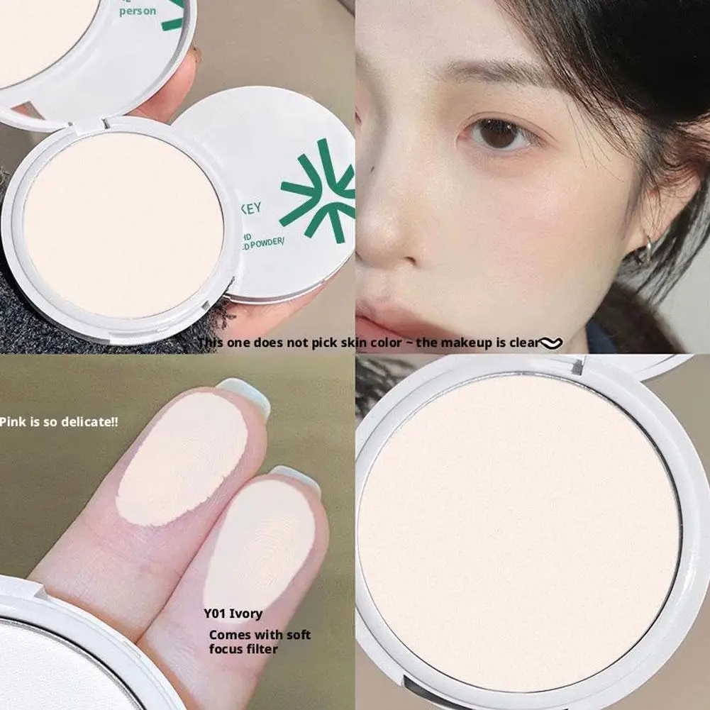 Mineral Face Pressed Oil Control Natural Foundation Setting Finish 2 Smooth Concealer Setting Powder Colors Makeup Powder V2K0