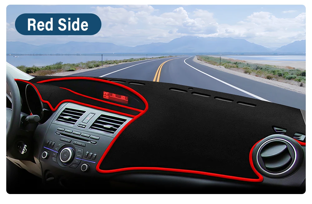 Für Mazda 3 BL M3 2010 2011 2012 2013 Auto Dashboard Abdeckung Vermeiden Licht Matte Sonnenschutz Pad Anti-Uv Teppiche schutzhülle Zubehör – Detail 12