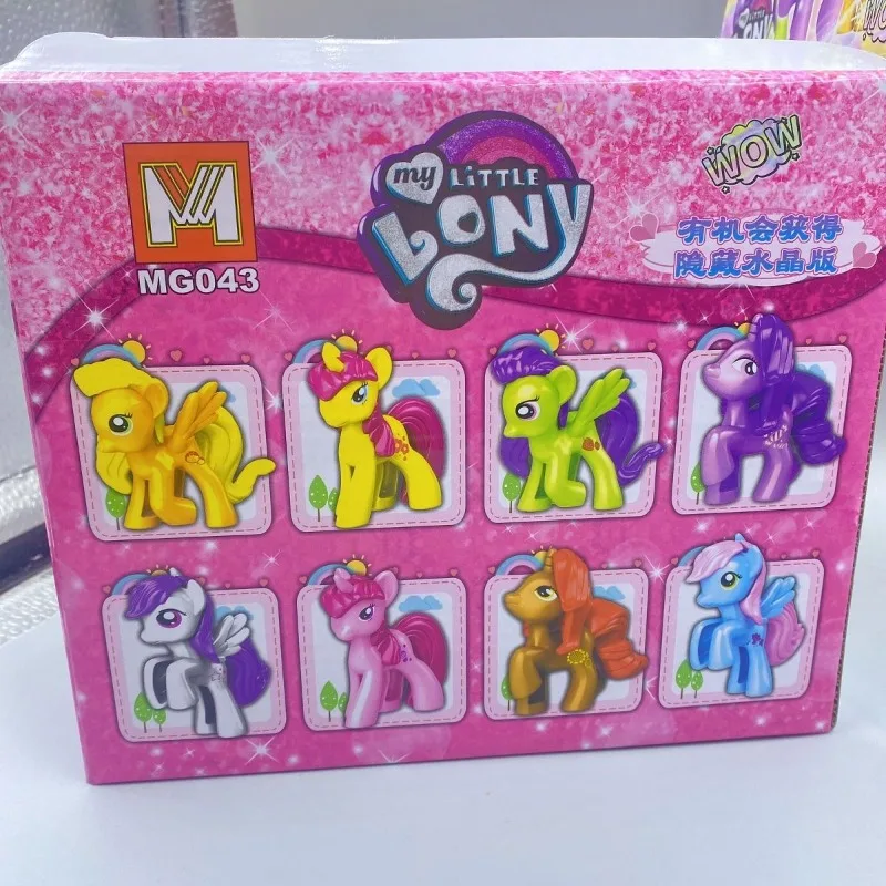 My Little Pony Figure Starlight Glimmer Rainbow Dash Princess Cadence Spike Fluttershy Sparkle Assembling Toy