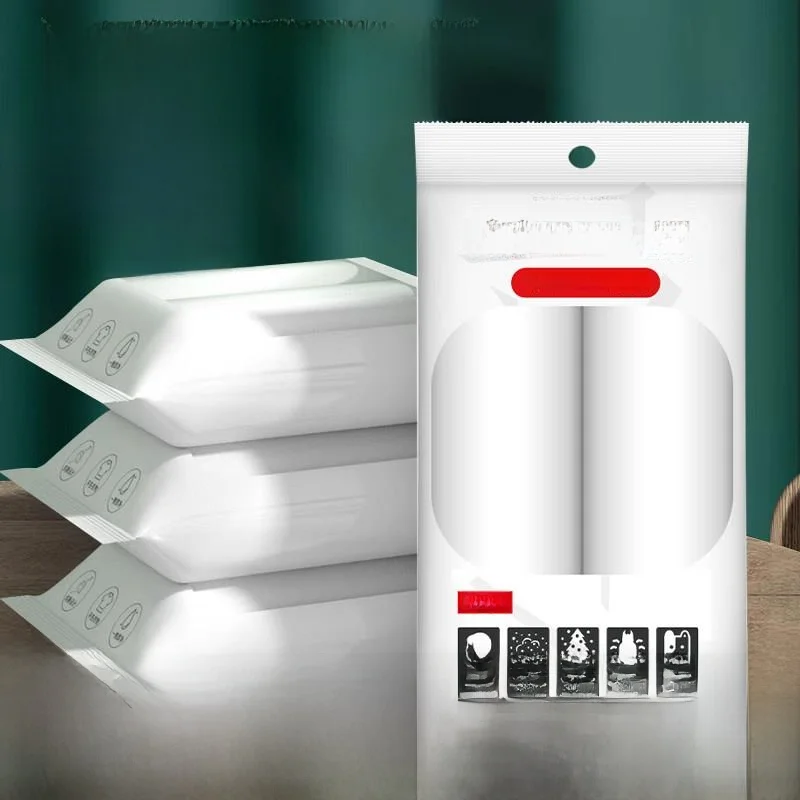 強力粘着ヘアリムーバーローラーブラシ交換用紙0cm切り取り式トイレットペーパー粘着ロール衣類のほこり掃除用