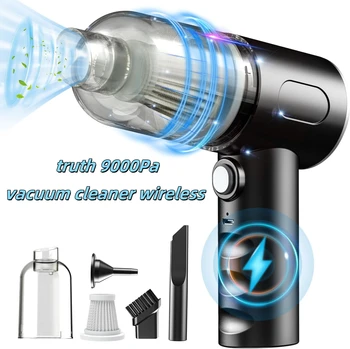 مكنسة كهربائية لاسلكية محمولة ، شفط قوي ، ماسك غبار ، لاسلكي ، محمول باليد ، رطب ، جاف ، منفضة هواء للسيارة ، Pa