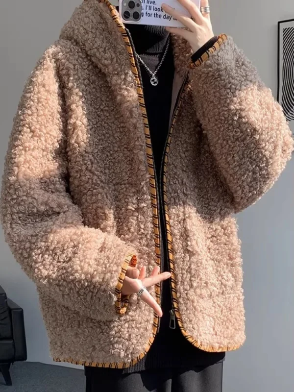 

Мужская ретро-куртка с капюшоном, утепленная, зимняя, теплая, комфортная, хлопковая, большого размера, повседневная, на молнии, с длинными рукавами