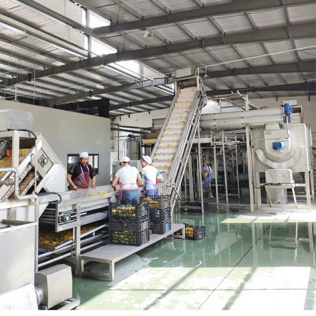 FOODLINE Economic Fruit Pulp Juice Line Built-in Filter Screen Uniform Juicing Small Farm Processing Gear